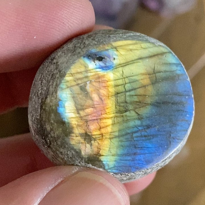 Labradorite Seer Stone from Madagascar