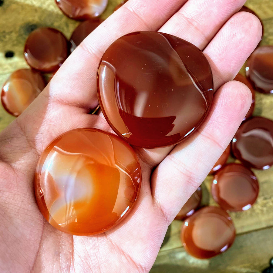 Carnelian Pocket Stone from Madagascar