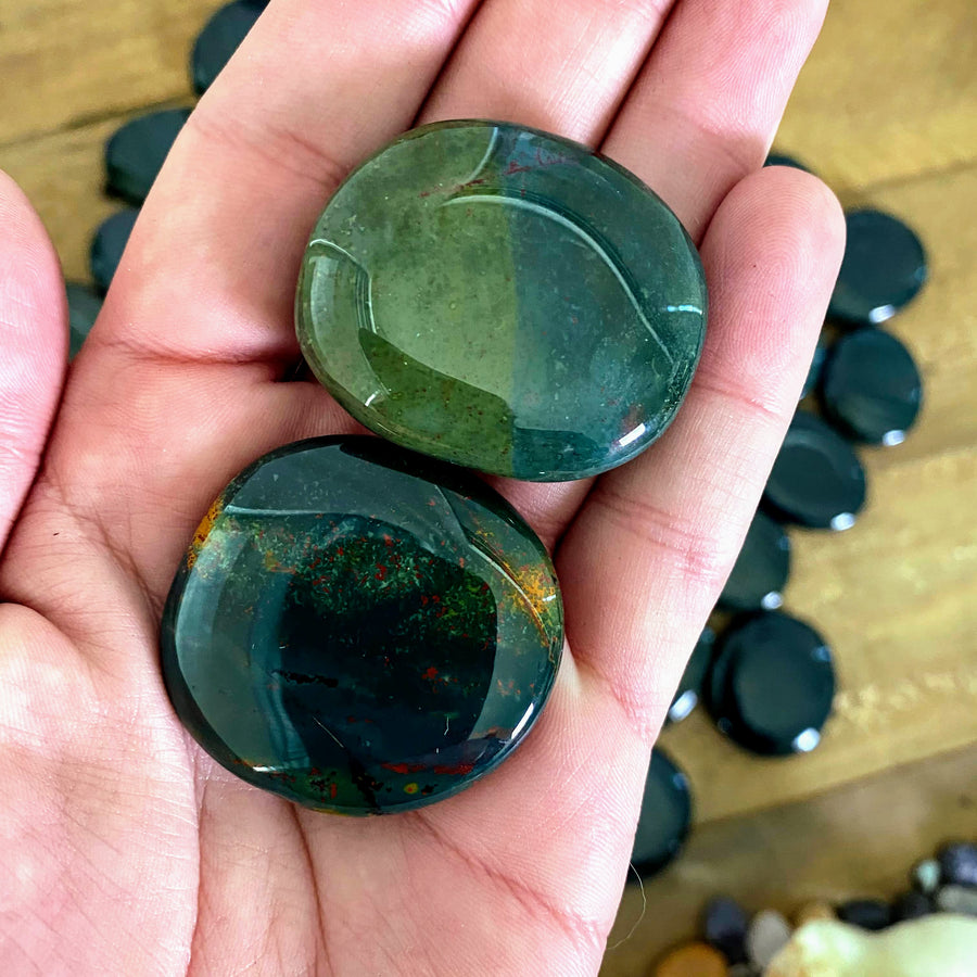 Bloodstone Pocket Stones from India