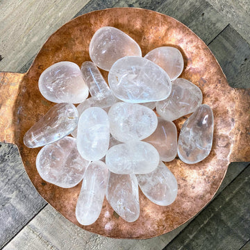 Clear Quartz Tumbled Crystals from Brazil