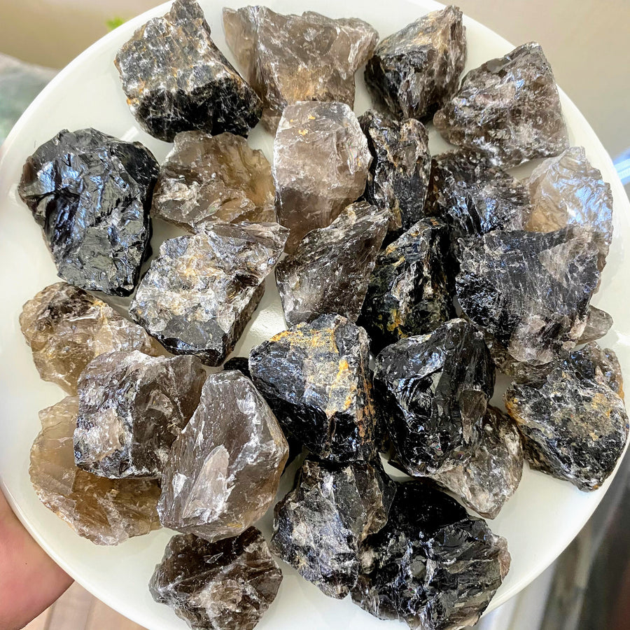 Smokey Quartz Natural Chunks from Madagascar