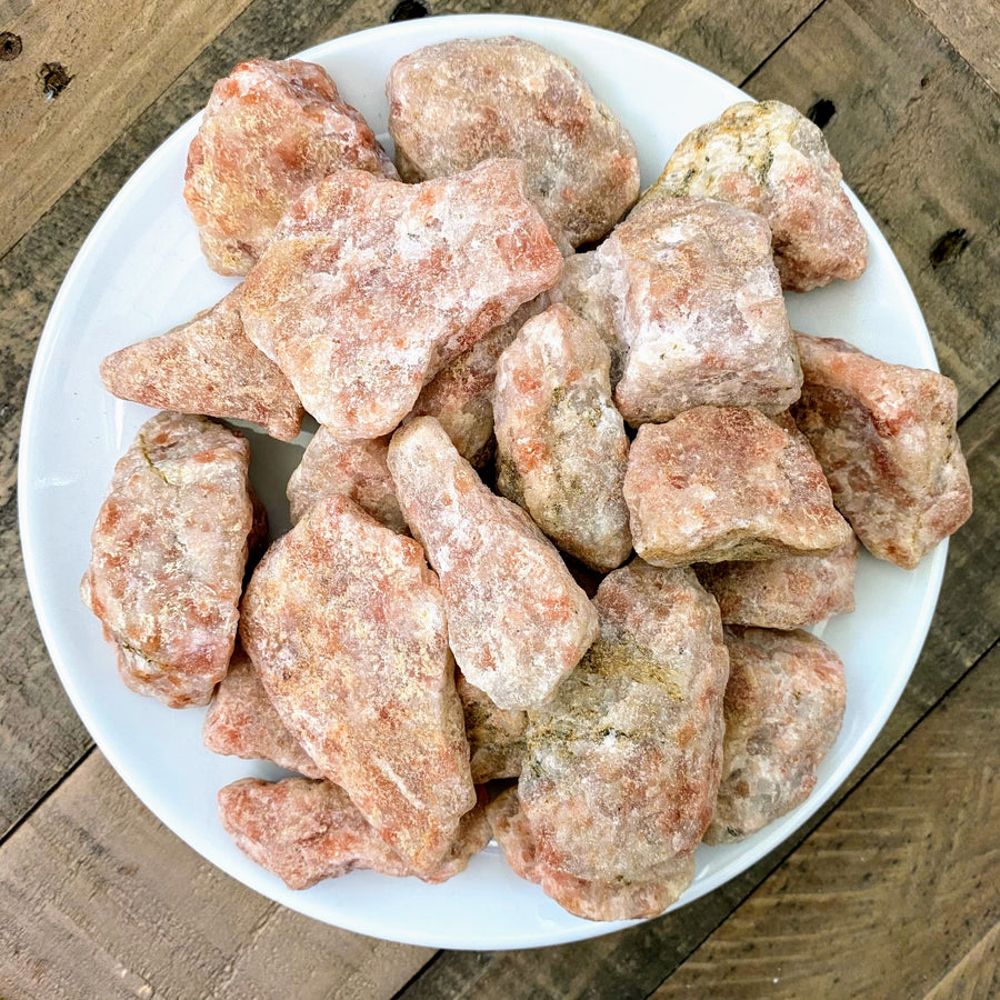 Sunstone Natural Chunks from India