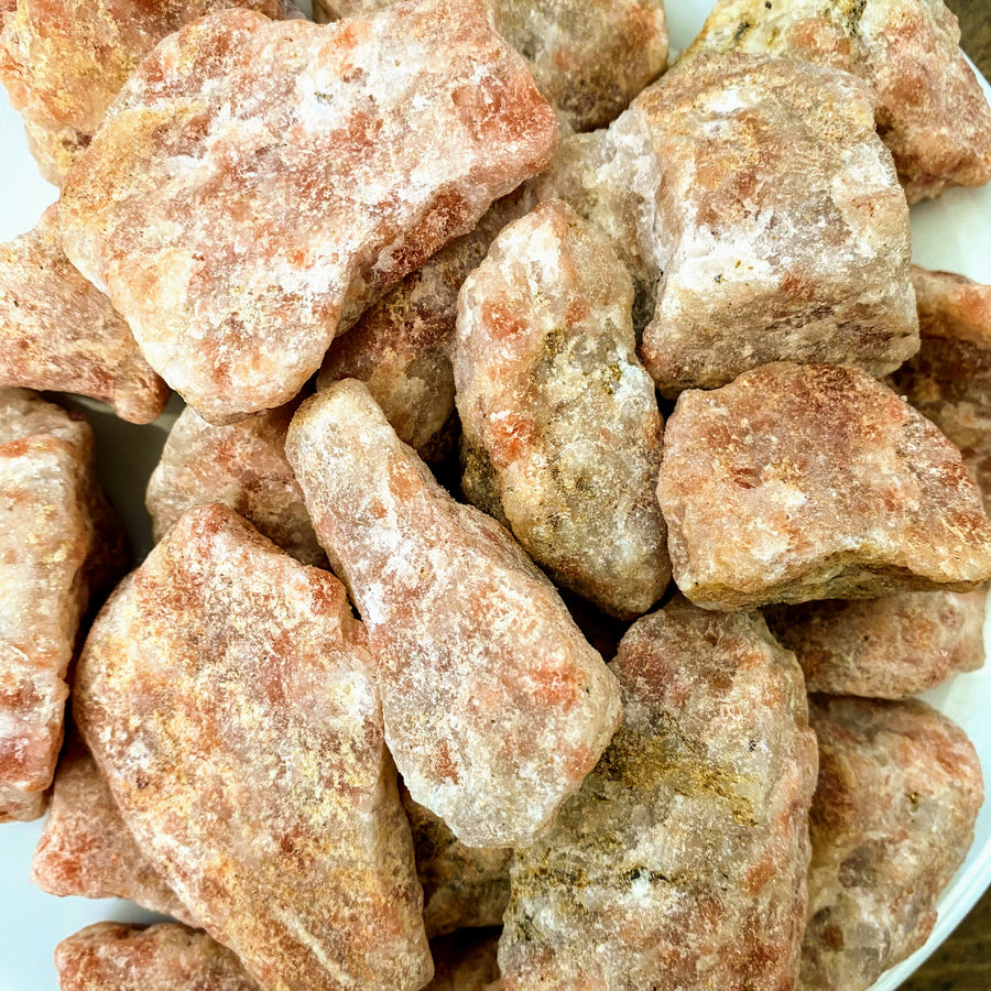 Sunstone Natural Chunks from India