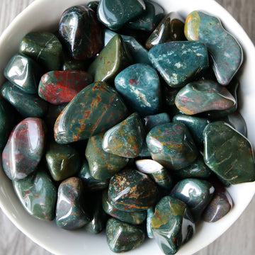 Bloodstone Tumbled Crystals from India