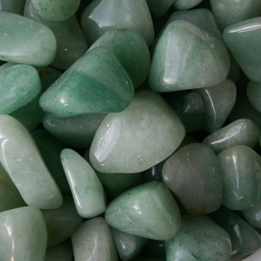 Green Aventurine Tumbled Crystals from South Africa