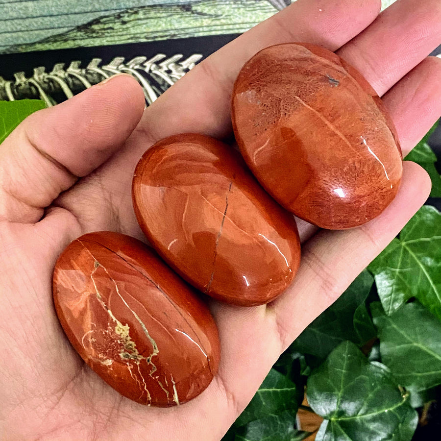 Red Jasper Pocket Stones from India