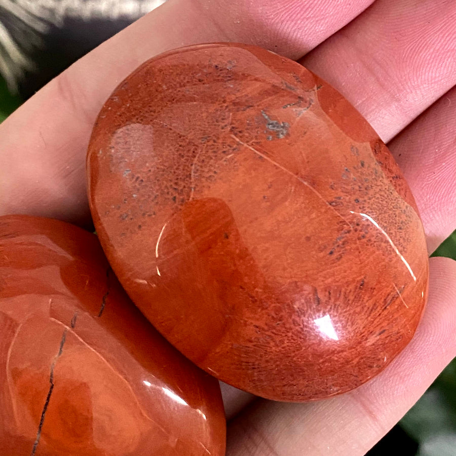 Red Jasper Pocket Stones from India