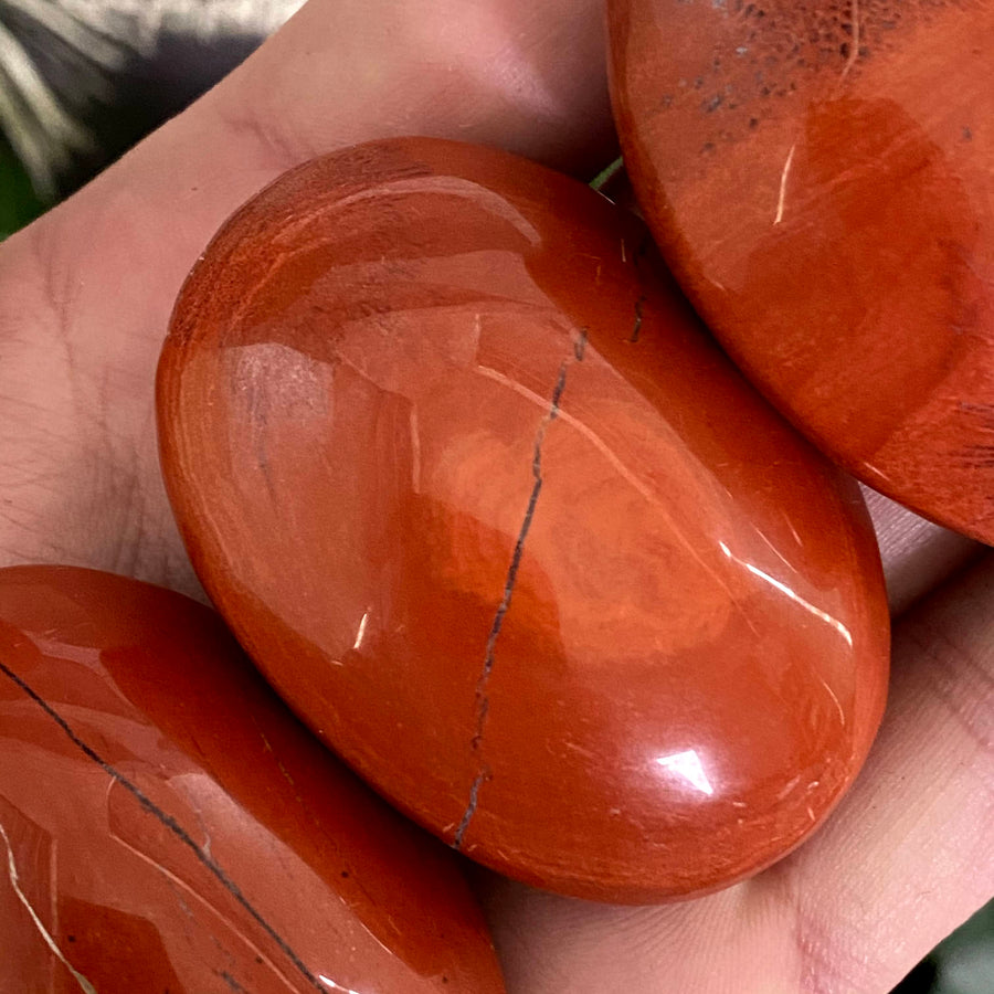 Red Jasper Pocket Stones from India