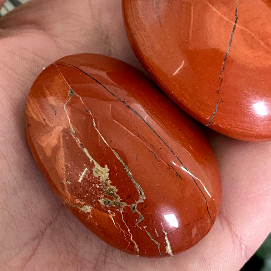 Red Jasper Pocket Stones from India