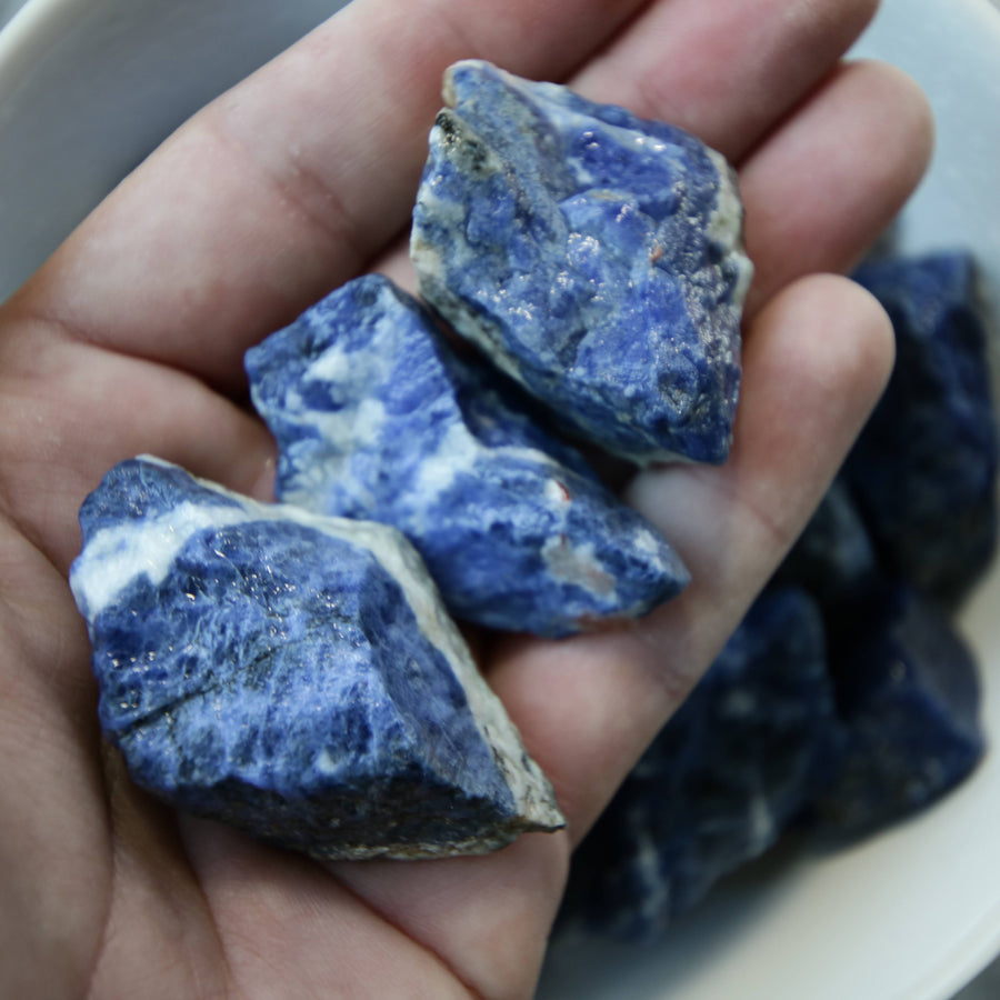 Sodalite Natural Chunks from Brazil