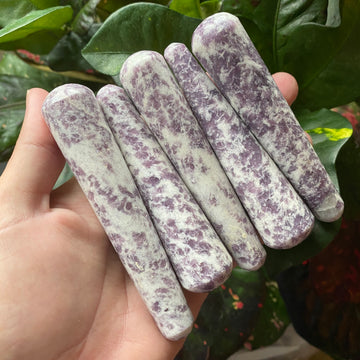 Lepidolite Wand from India