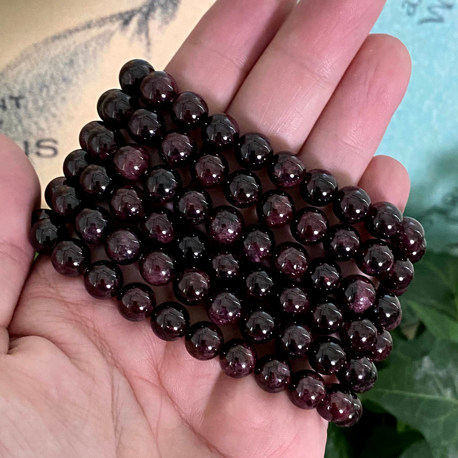 Garnet Gemstone Bracelet