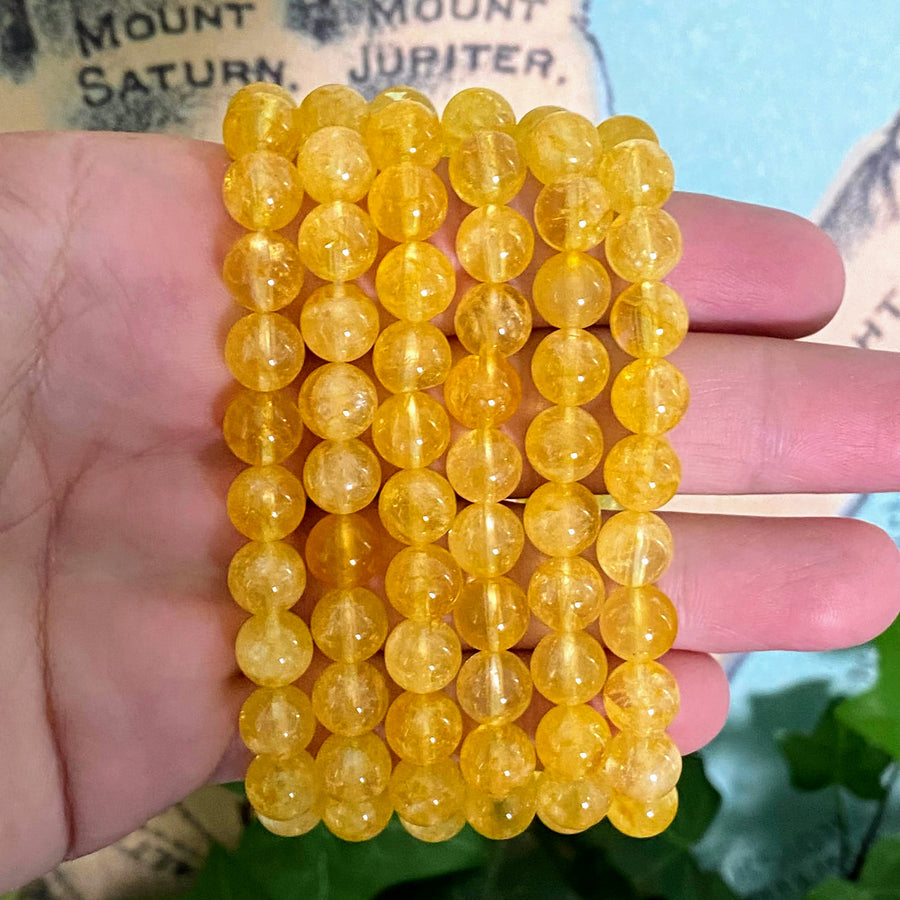 Citrine (Heated) Gemstone Bracelet
