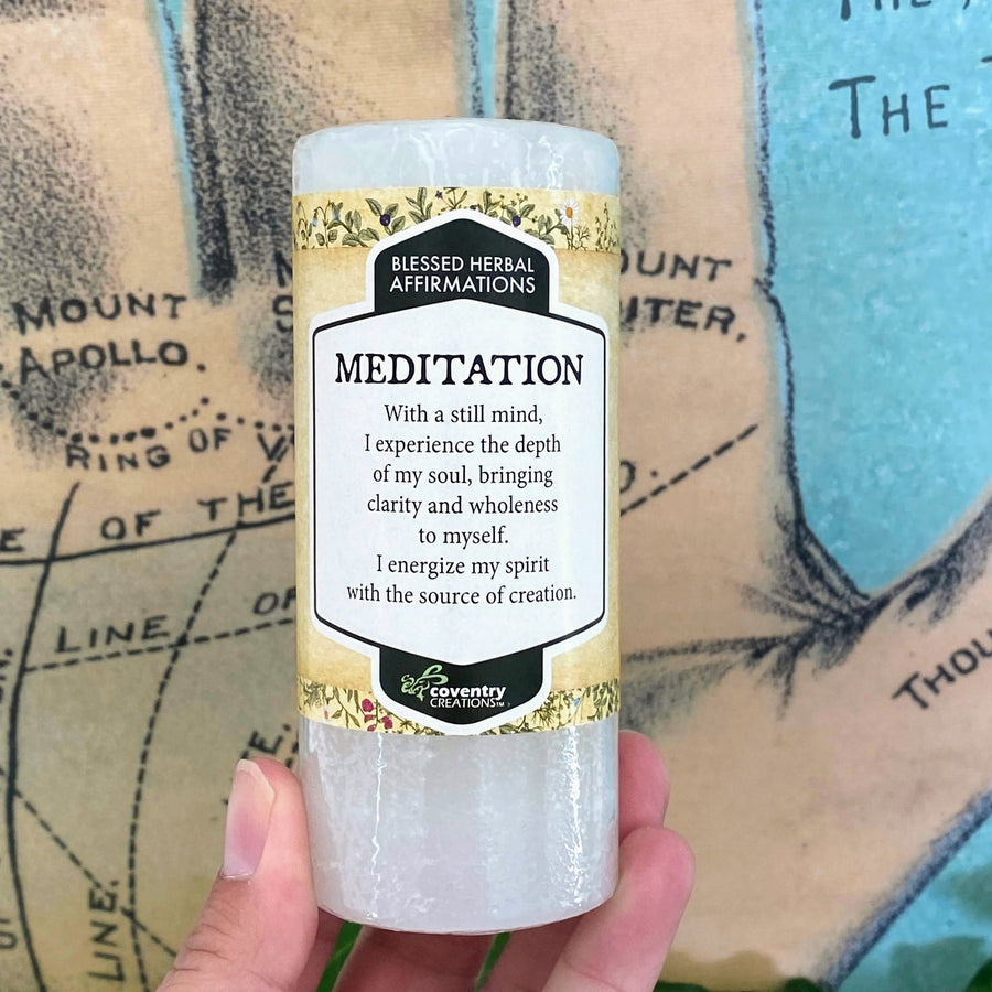 Blessed Herbal Candle - Meditation