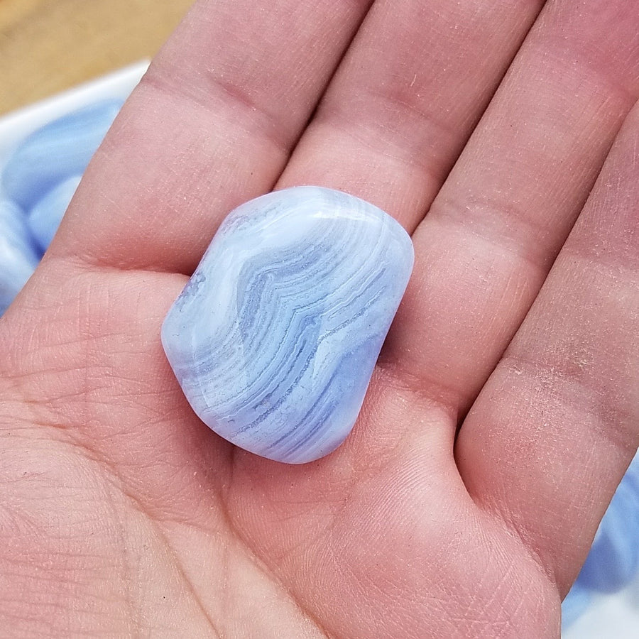 Blue Lace Agate Tumbles