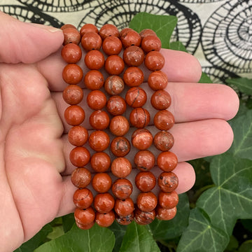 Red Jasper Gemstone Bracelet