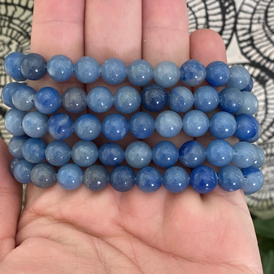 Blue Quartz Gemstone Bracelet
