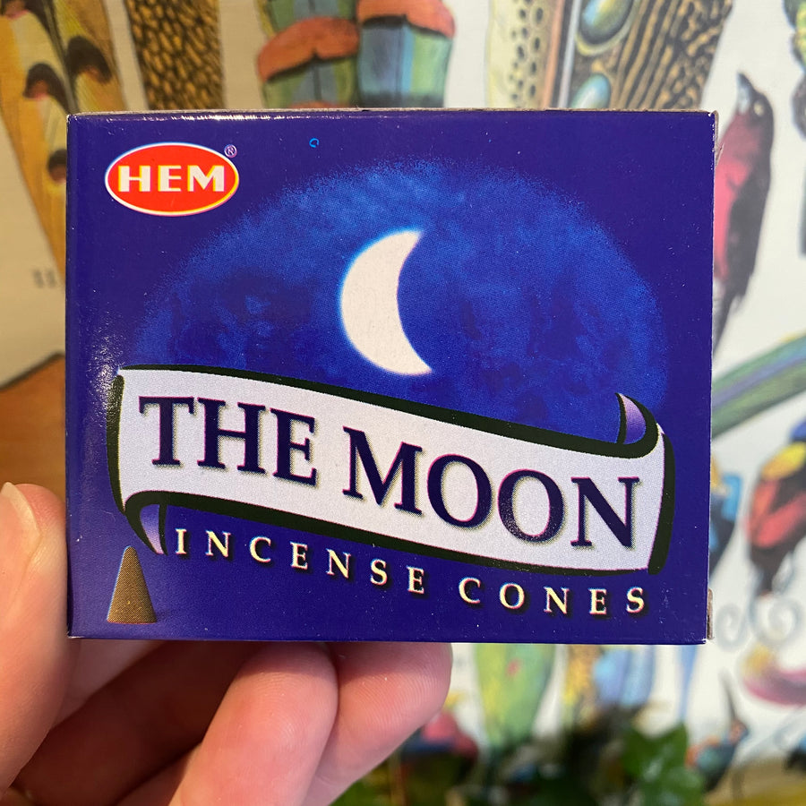 The Moon Incense Cones by HEM