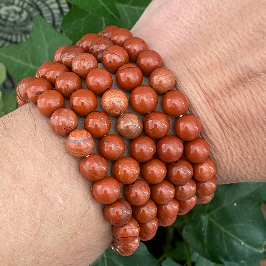 Red Jasper Gemstone Bracelet
