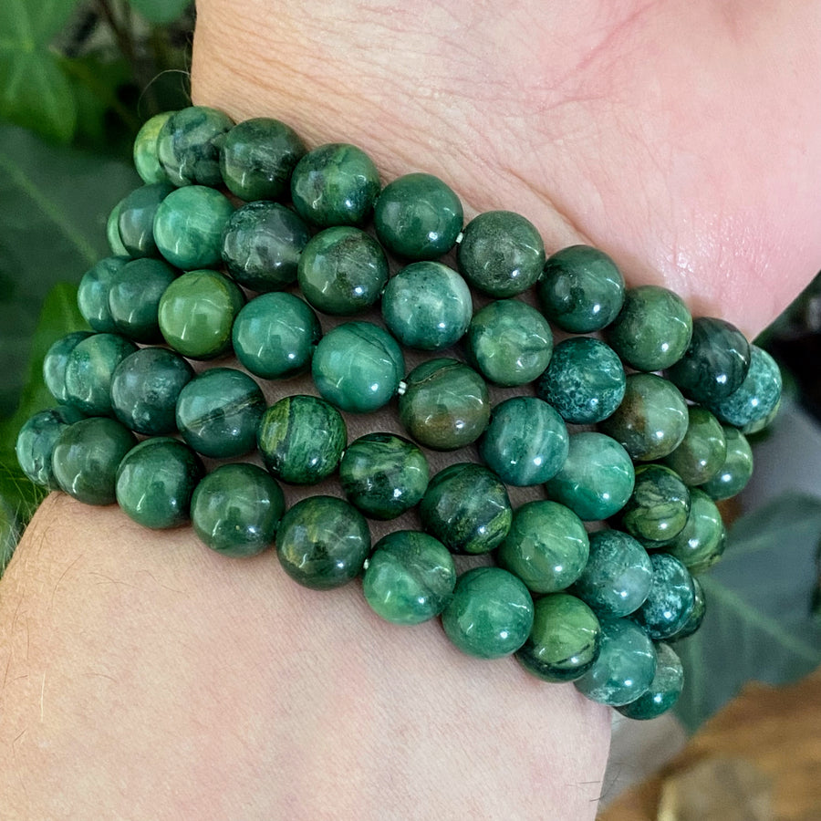 Verdite (African Jade) Gemstone Bracelet