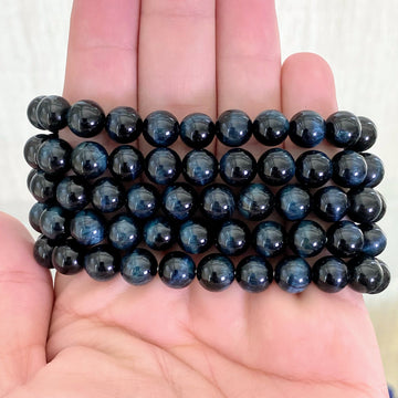Blue Tiger's Eye Gemstone Bracelet